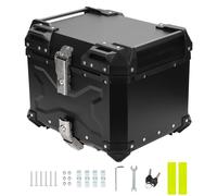 RASTKY Heavy-Duty Motorcycle Tail Box with Dual Lock Design, Large Capacity Rear Trunk for Riding Essentials, 16.54x14.57x12.99in (45L)