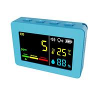 RASTKY High Accuracy Detector with Temperature and Humidity Tester - Portable Air Quality Meter for Warehouse and Greenhouse (Blue)