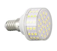 RASTKY High Brightness E14 Corn Light Bulb 10W 1000LM 85-265V Homogeneous Light for Bedrooms, Kitchens, and Living Rooms ABS 40mm 1 X Corn Lamp (White)