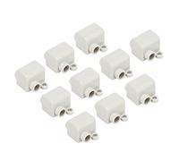 RASTKY High Conductivity Quick Wire Terminal Box for 0.5-6mm² Wiring, Mystical/Fantasy Retardant ABS Electrical Connector One In Two Out for Electricity Meter Wiring