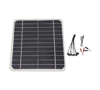 RASTKY High Efficiency 10W 12 Volt Solar Panel Car Battery Charger with Quick Charging Solution for Outdoor Emergency Situations Monocrystalline Silicon 12.42oz