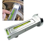RASTKY High Precision 4 Wheel Alignment Level Gauge Super Suction Camber Castor Tool for Correct Wheel Alignment for Most Vehicles Aluminium