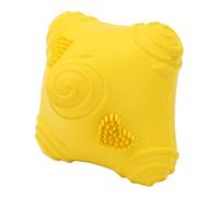 RASTKY High Resilience Rubber Pet Chew Toy Teeth Grinding Interactive Toys for Dogs, Compact and Small Dog Chew Toy for Promoting Feelings, 1 X Pet (S Yellow)