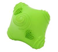 RASTKY High Resilience Rubber Pet Chew Toy Teeth Grinding Interactive Toys for Dogs, Compact and Small Dog Chew Toy for Promoting Feelings, 1 X Pet (M Green)