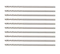 RASTKY High-Speed Steel 1.0mm Straight Shank Drill Bit Wear Resistant for Drilling Tools Applicable Scene:Jewelry Processing Quantity:10 X Drill Bit