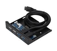 RASTKY High-Speed USB 3.0 Floppy Drive Front Panel + 2 Port USB Hub Expansion Floppy Drive Front Panel + 4 Ports 3.0, Electronics/Computers & Accessories/Computer