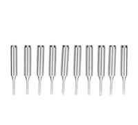 RASTKY High Temperature Solder Iron Tip Set, 10Pcs Internal Heating Conical Tip for High Melting Point Lead-Free Soldering, Brass Material 900M Solder Iron for Thick Terminals