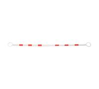 RASTKY High Visibility Reflective Cone Barrier Bar Extendable Traffic Safety Cone Bar for Road Construction Garage Parking Lot 37.8-70.9" for Hazard Zone Identification (White and Red)