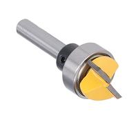 RASTKY Hinge Mortising Alloy Tip Router Bit 1/4in Shank Bottom Cleaning Bit, Carbon Steel Body Slotting Milling Cutter for Cabinets, Boxes, and Solid Wood, 3/4" Cutter Head Diameter