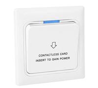 RASTKY Hotel Energy Saving Key Card Sensor Switch Panel for Secure Identification and Electricity Collection, Applicable to Hotel Rooms, Transparent PC Material