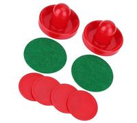 RASTKY Ice Hockey Durable Plastic Pushers Pucks Set for Table Game, Replacement Goalies Accessories for Enthusiasts (M 76mm/2.99in)