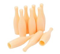 RASTKY Indoor Table Mini Bowling Pin Set Plastic Educational Toy for Children, 10Pcs, Ideal for Parties
