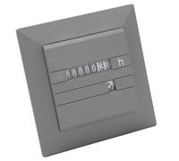 RASTKY Industrial Hour Meter Digital Display Timer for Industry, 220VAC Working Voltage, Fixed Buckle, ABS Material, Long Timing Range, Intuitive Hours Display