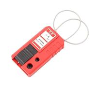 RASTKY Industrial Lockout Tagout Cable Lock, Adjustable Steel Power Insulation Safety Lock, Easy to Use, for Shutdown Maintenance Operations, Stainless Steel Material