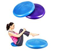 RASTKY Inflatable Yoga Balance Mats Soft & Flexible Massage Pad Cushion for Reduce Fatigue 12.99x12.99x0.39'' for Health Improvement (Pink)