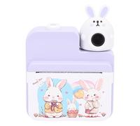 RASTKY Instant Print Camera 32MP 1080P HD with 3 Rolls Print Paper for Clear Selfies and Vivid Photos, ABSDigital HD Instant Camera, 1 for Photographic Enthusiasts (Purple)