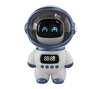 RASTKY Intelligent Astronaut Speaker AI Voice Music Player Clock for Home Office Study ABS PC Silicone (White)