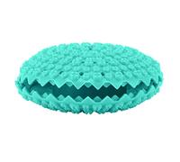 RASTKY Interactive Dog Puzzle Toy for Puppies, Proof Teeth Cleaning Dog Food Toy, 4.3" Diameter Puzzle for Training Treats, Fun Games Treat Dispenser for Enhanced Intelligence (Cyan)