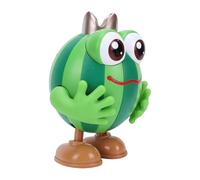 RASTKY Interactive Electric Dancing Watermelon Robot Toy with Lively Music and LED Lights for Kids, Battery Operated 12x9x17cm