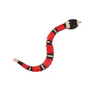 RASTKY Interactive Simulation Induction Electric Snake Toy with Flexible Movement for Pranking Friends, Eyes Flash and Turn Back Function, for Halloween Christmas April Fools for All Ages