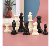 RASTKY International Chess Plastic Pieces Educational Game for Children Adults for Intellectual Development, 34 Chess Pieces for Kids (Does not include chessboard)