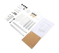 RASTKY ITX Computer Open Case Bracket Optimal Heat Dissipation, Aluminum Alloy Bare Frame Home, ITX Test Bench Hardware Structure (Silver)