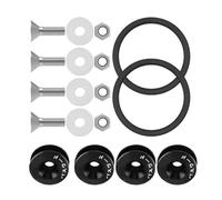 RASTKY JDM Arrow Storage Case Fasteners Kit High Strength Anodic Oxidation Surface for Car Bumper Arrow Storage Case Kit (Black)