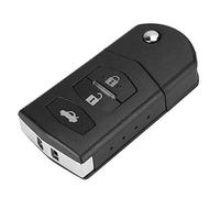 RASTKY Key Fob Case Fit for Mazda - Compact Flip Key Shell - Replacement Case with Uncut Vane/Wing - Convenient for Car Owners