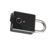 RASTKY Keyless Entry Electronic Lock Fingerprint Padlock for Farm Gate and Toolboxes 1.5 in 1 Unlocking Method for Warehouse Cabinet High Performance Fingerprint Combination Lock, Aluminium Alloy (#)
