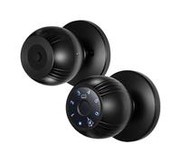 RASTKY Keyless Entry Smart Lock Fast Fingerprint Recognition for Home Bedroom Door, WiFi Remote App Access for Apartment Hotel, Aluminum Alloy Material (Black)