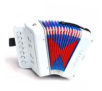 RASTKY Kid Accordion Musical Instrument,7 Keys Accordion Toy for Children,Hand on Coordination Toy for Multiple Music Styles,Playing Instrument and Learning Low to High Notes,Attractive and Durable