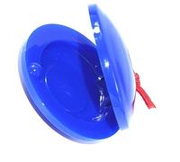 RASTKY Kids Finger Castanet Lovely Design Plastic Percussion Instrument, Improving Music Perception Ability for Children, Parents' Interaction (Dark Blue)