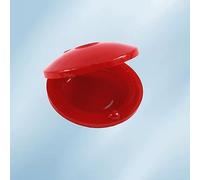 RASTKY Kids Finger Castanet Lovely Design Plastic Percussion Instrument, Improving Music Perception Ability for Children, Parents' Interaction (Red)