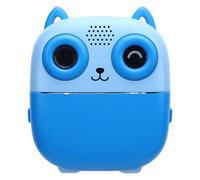 RASTKY Kids Print Camera Portable Handheld HD Video Selfie Festival Present with APP 10 Rolls Thermal Paper, Double Cameras for Kids Selfie