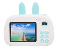 RASTKY Kids Video Camera, Dual Lens 2.4 Inches Rechargeable for Boys Girls, Front and Rear Dual Cameras, Supporting Selfie, with Photo and Video Functions, Long Press M to Switch the Lens