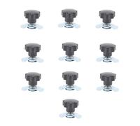 RASTKY L Track Threaded Stud Fittings, M8 Double Lug (20)
