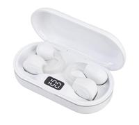 RASTKY Language Translation Earbuds Advanced 5.4 Wireless Earphones for Multilingual Communication with HiFi Sound for Travelers and Students White 2 Earbuds