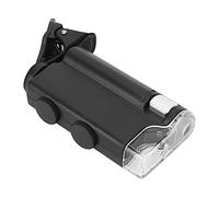 RASTKY LED Clamp/Holder Microscope Magnifier 60-100X Portable Loupe for Observing Jewelry with UV Light for Home Office Laboratory 100%