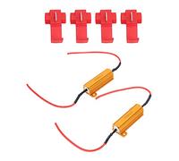 RASTKY LED Decoder 2pcs 50W 8Ω Load Resistor - Canbus Error Canceller Headlight, Foglight, DRL, Anti-Flicker Solution