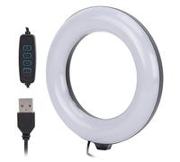 RASTKY LED Ring Light with Adjustable Brightness 6.3in 3000-6000K Dual Color Temperature for Indoor and Outdoor Portrait Fashion, Warm Cold Light