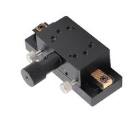 RASTKY Linear Translation Stage Precision Rack Pinion SEMCI-C-80 30 X 50mm for Equipment Movement Aluminum Alloy