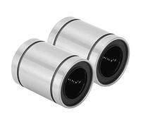 RASTKY LM20UU Linear Motion Bearings for Fast Rotating Speed and Low Noise, 2Pcs Flange Bearing Set for Equipment Stability, Ideal for Mechanical Projects and Enthusiasts