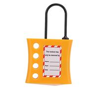 RASTKY Lockout Lock Hasp Kit Premium Safety Padlock for Locking Power Isolated Places, 3-6mm/0.24in Keyholes, Suitable for Explosionproof Areas, Nylon+ABS+Stainless Steel