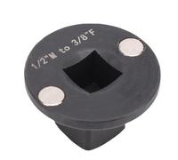 RASTKY Low Profile Impact Socket Adapter Compact Design for Tight Spaces, Secure Grip, Metal Material for Various Applications (1/2" M-3/8 F)