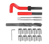 RASTKY m14x1,25, 15Pcs Stainless Steel Thread Repair Kit - Complete Twisted Drill, Tap, Wrench & Threaded Inserts High Strength Thread Repair in Auto Parts
