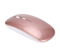 RASTKY M80 2.4G Ergonomic Wireless Rechargeable Silent Mouse for PC, Optical Technology for Precision Work, Matte Black, Laptops (Rose Gold)
