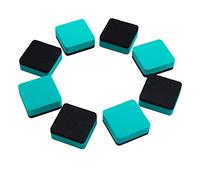 RASTKY Magnetic Whiteboard Erasers Soft Easy-to-Stick White Board Cleaner for Blackboards Dry Erase Marker Home School | EVA Material 5x5x2cm 30 Pcs (Green)