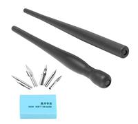 RASTKY Manga Comic Drawing Kit with 5 Nibs and 2 Pen Holders for Filigree Design Works, Ideal for Beginners, Plastic/Stainless Steel