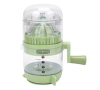 RASTKY Manual Juicer Efficient Non Slip Suction Base Tool Orange Lemon Grapefruit Squeezer for Home Camping Travel Outdoor (Green)