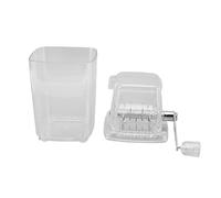 RASTKY Manualnked Ice Crusher - Clear, Rustproofesignen &ar,Erfectme Use,Laved Ice Andrinks, Multifunctional Iceaver (Transparent)